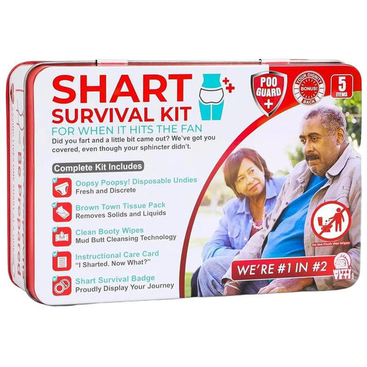 Shart Survival Kit - Funny Gag Gift & Prank Box | TimelessTroveCo